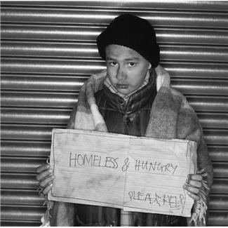 Homeless Child, Microsoft image 