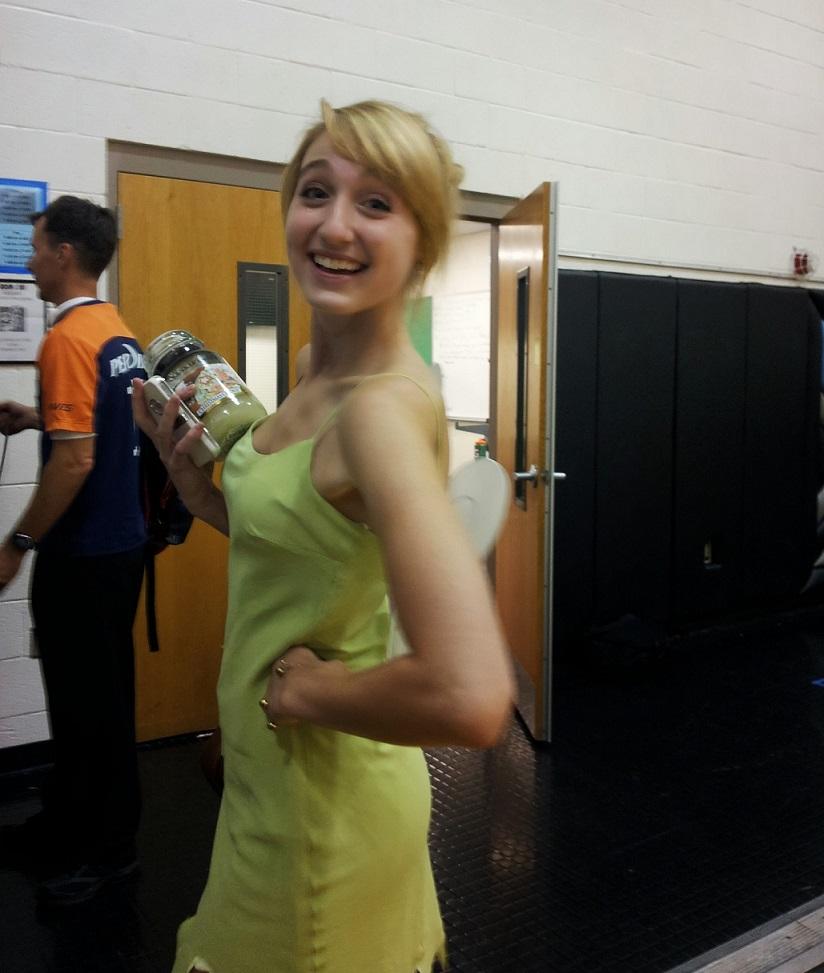 Senior Shelby Lemme poses for a photo dressed as Tinkerbell. Photo courtesy of Anthony Airdo Copyright © 2013 AMA.