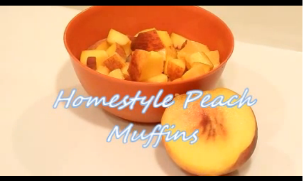 Peach Muffin Recipe