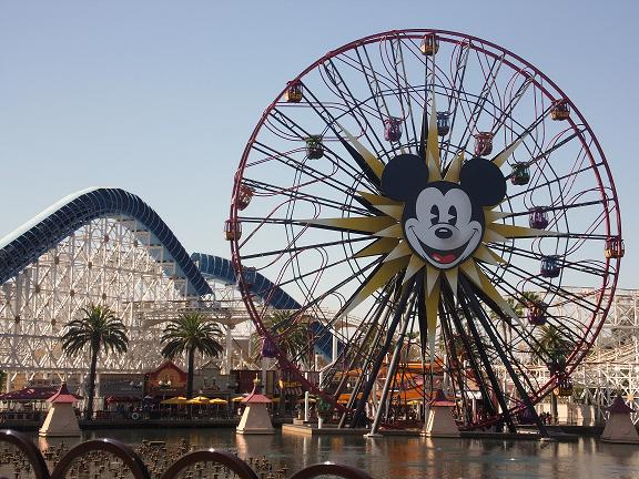 A classic picture of two of the most popular rides in the California Adventure Park.
California Adventure holds many more lands other than Paradise Pier, such as Carsland and A Bug’s Land.