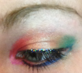 Makeup Tutorial: Sparkly Rainbow Eyes