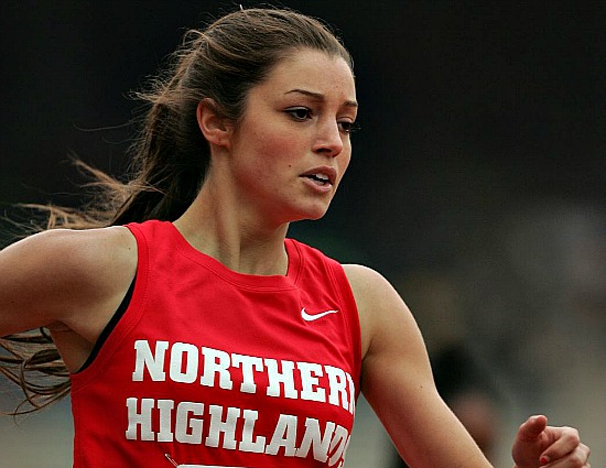 Madison Holleran participating in a track race. Holleran recently took her life due to the stress caused by her college education.