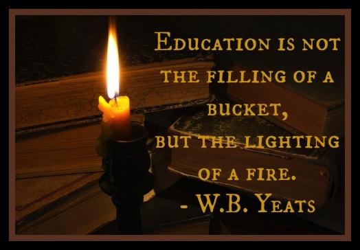 W.B. Yeats, one of the greatest literary figures of the 20th century, had a notion or two about the necessity of real education in place of passive learning.
