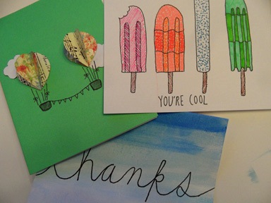 These adorable handmade cards will warm a friend’s heart. They are easy to make, and you will probably recognize or own the supplies that are used.