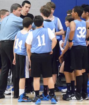 A Boys’ B team basketball game, which is a voluntary after-school activity.  Some people are not athletically inclined, which makes systems like this perfect for a person who doesn’t want to participate in sports.