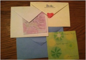 Letters are a great way to keep in touch with long distance friends.
Unlike emails, many people keep letters they receive  because they are more personal.