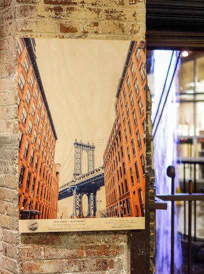 Five of Asato's photos were displayed at Chelsea Market, thanks to Woodsnap.