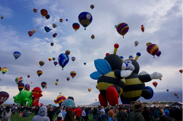 Flying Away with the Albuquerque Balloon Fiesta