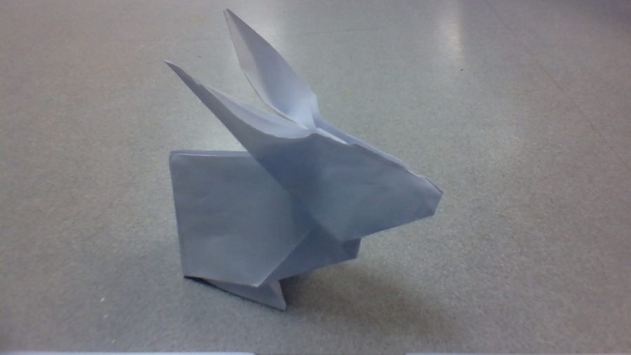 This Origami creation, perfect for the upcoming holiday of Easter, was recommended to me by John Minium of Origami Club. 
(The link to the full instructions is at the bottom)