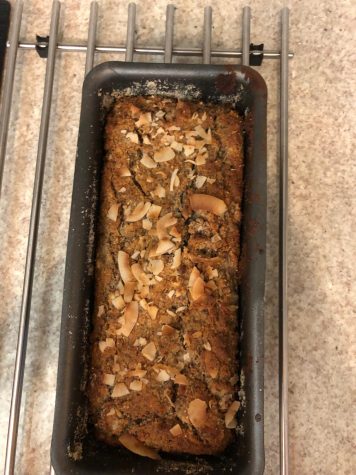 This banana coconut bread is the perfect healthy snack.