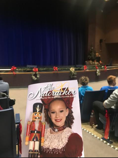 Zora Griffin Todd on the front program of the Ahwatukee Foothills Nutcracker.