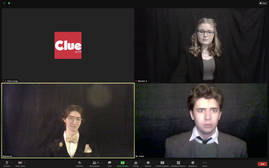 Though presented online, Clue was still a great show to see.