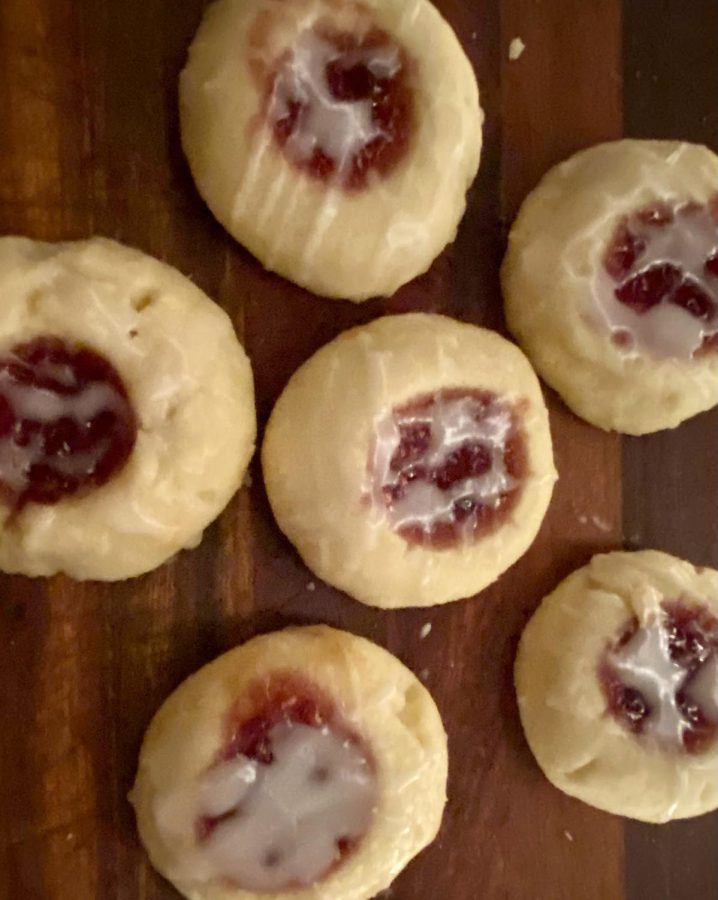 Raspberry+Thumbprint+Cookies