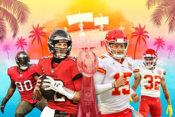 The Chiefs and Buccaneers will go head to head at Super Bowl LV.