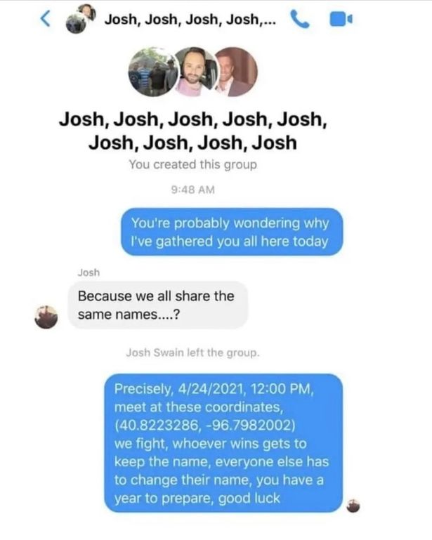 The original Josh Fight post.
