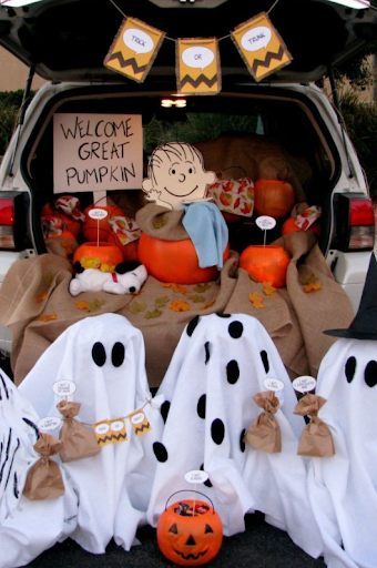 Trunk-or-treating offers a fresh way to trick or treat.