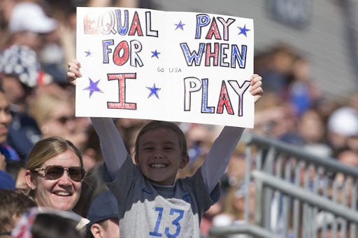 Female sports players continue to demand equal pay.