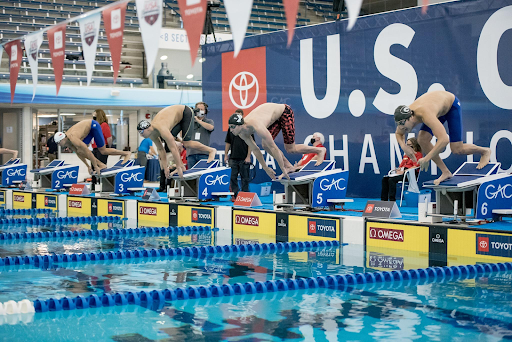 Swimmers smash current records.