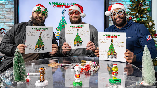 A Philly Special Christmas Special' featuring Eagles linemen now