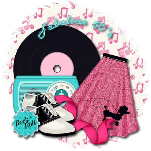 50s Sock Hop Clip Art