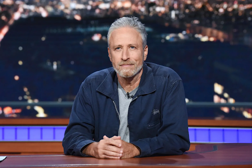Jon Stewart as host of The Daily Show.