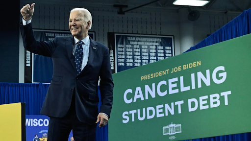 Biden announces his cancellation of student debt.
