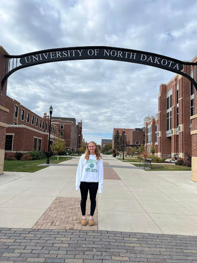 Josie Barden at University of Northern Dakota.