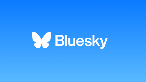 Logo for emerging social media platform Bluesky