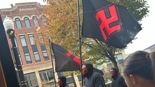 Neo Nazi’s walking around Columbus, Ohio.