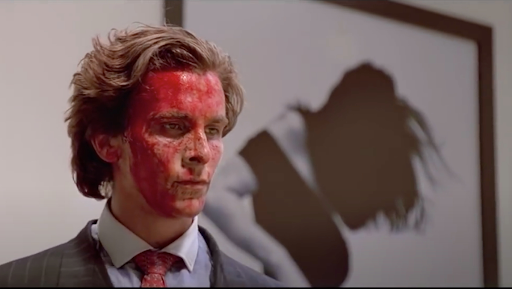 Christian Bale as Patrick Bateman in American Psycho