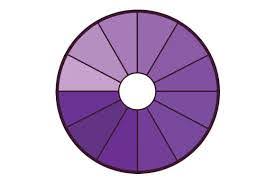 The different shades of purple.
