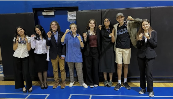 Speech and Debate medalists at the tournament