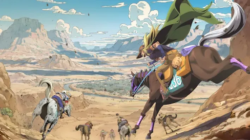 “Release more details Netflix.” has become a fan cry  to release more episodes of the steel ball run.